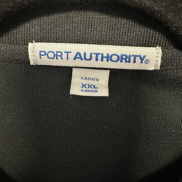 Women's Port Authority Polo Shirt XXL Black Red Embroidered Arkansas Razorbacks - Picture 3 of 7